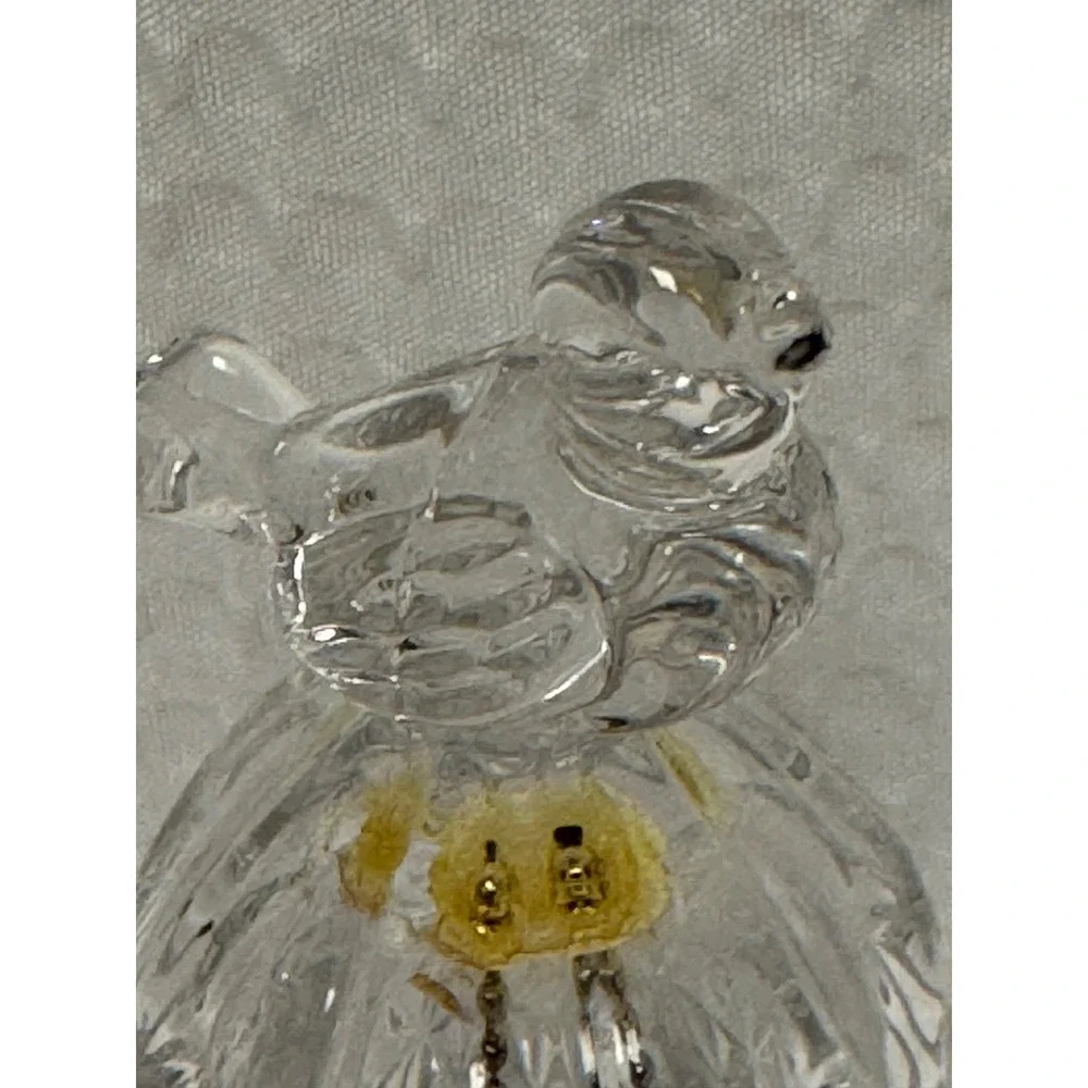 Vintage 1970's Hofbauer Byrdes Collection Lead Crystal Bell Collectible Birds